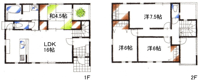 GARDEN  HOUSE　間取り図
